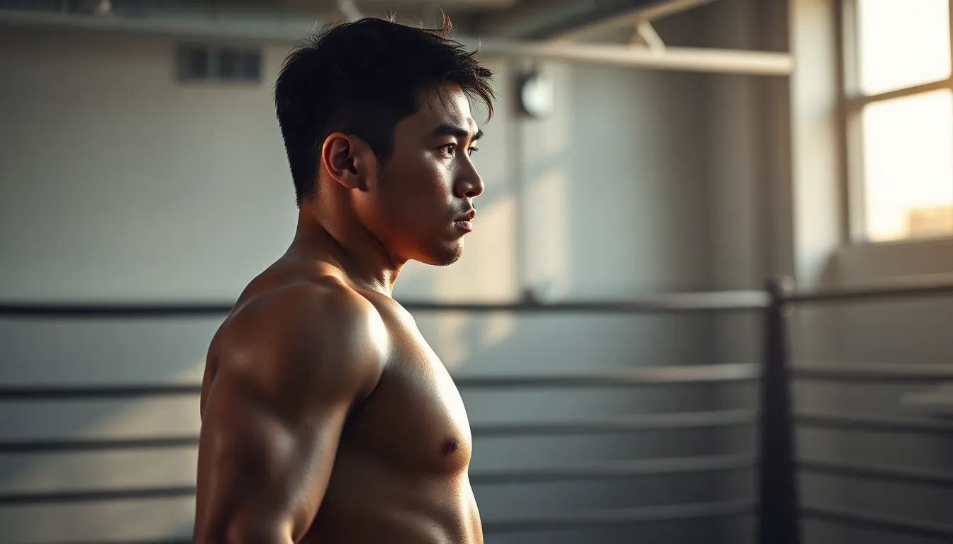 션 스트릭랜드 경기 모습