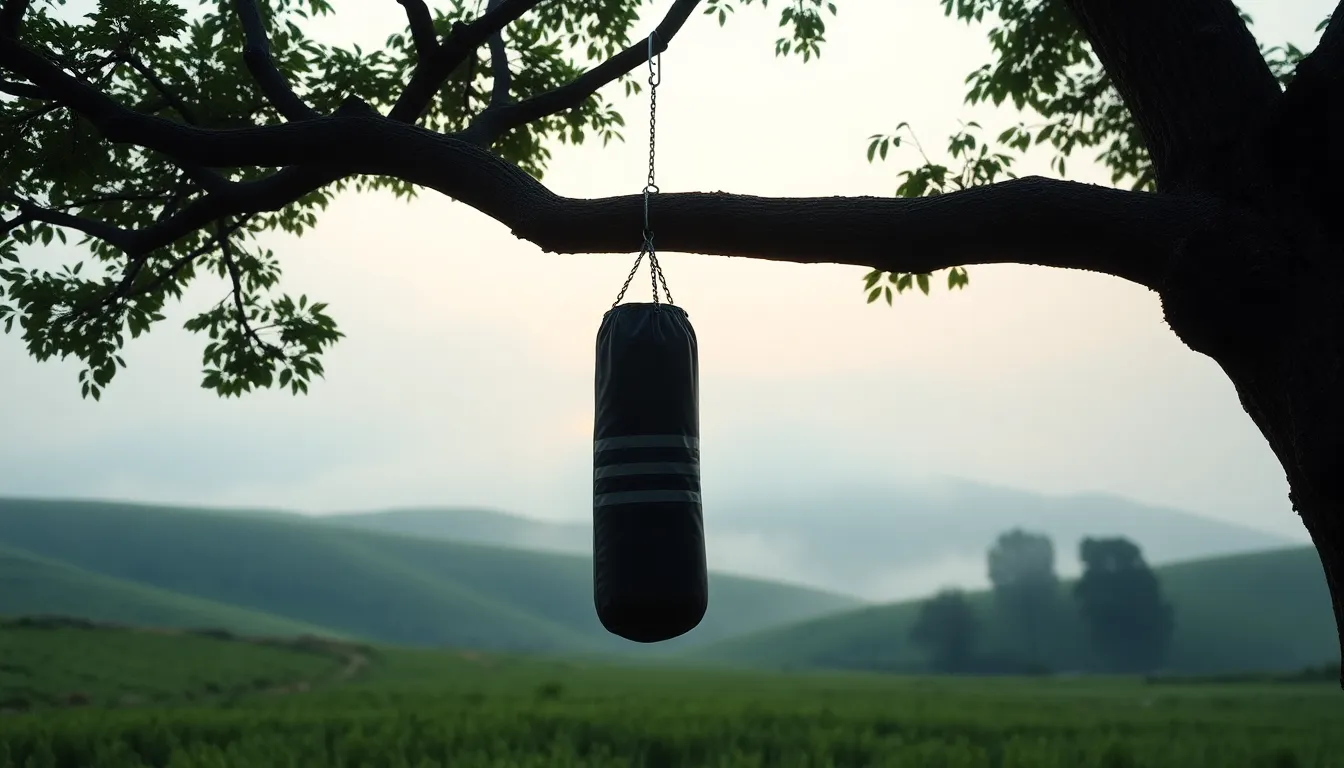 UFC 파이터 훈련 모습