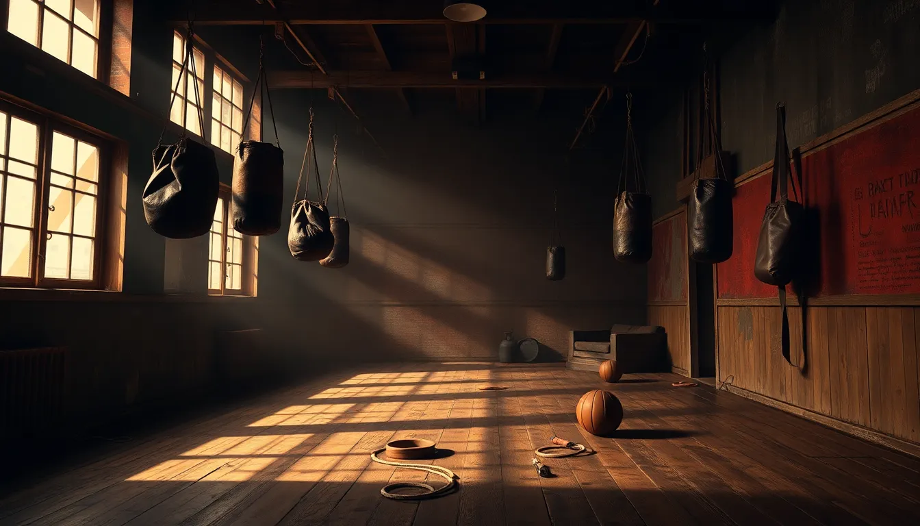 UFC 파이터 훈련 장면